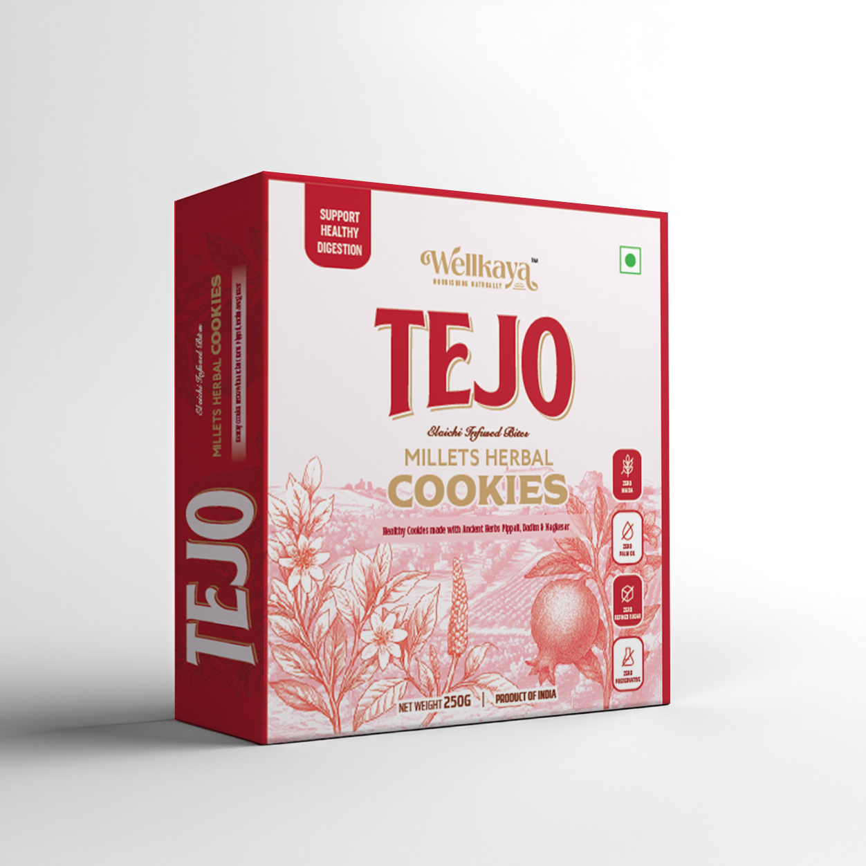 tejo Tejo Millets Herbal Cookies